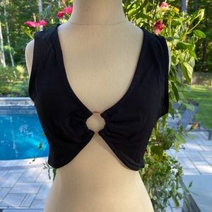 NWT Just Quella Cropped Top